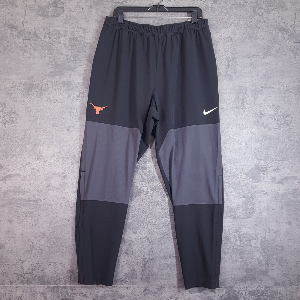 NIKE Texas Longhorns On Field Apparel Pants Mens LARGE Black II0130-010